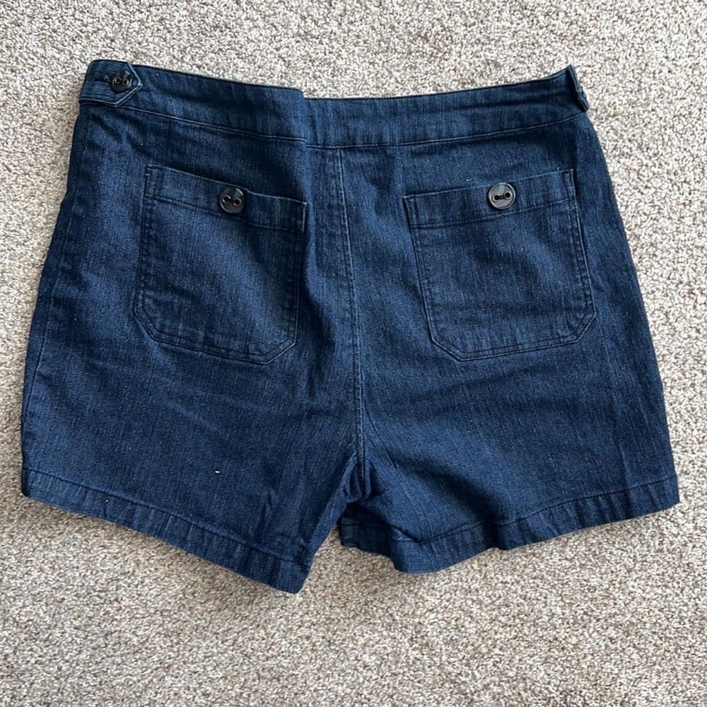 Button Front Shorts - Picture 2 of 2
